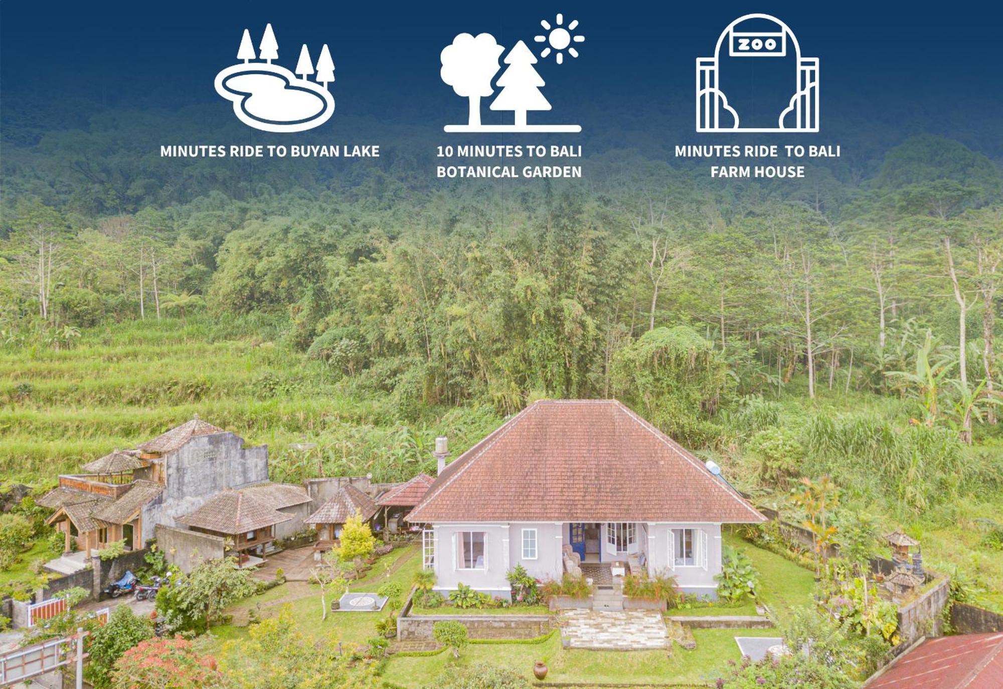 Four Monkeys House Villa Bedugul  Bagian luar foto